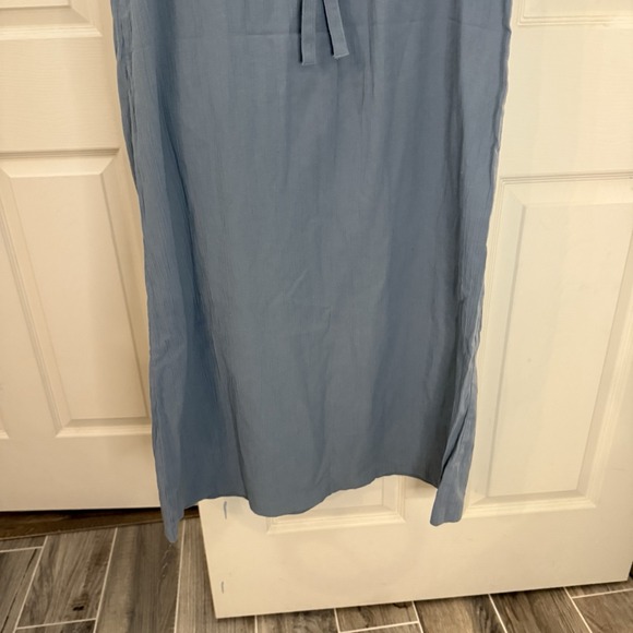 Teddi Vintage Cotton Gauze Dress Jumper Overall Cottagecore Minimalist L - Picture 10 of 11